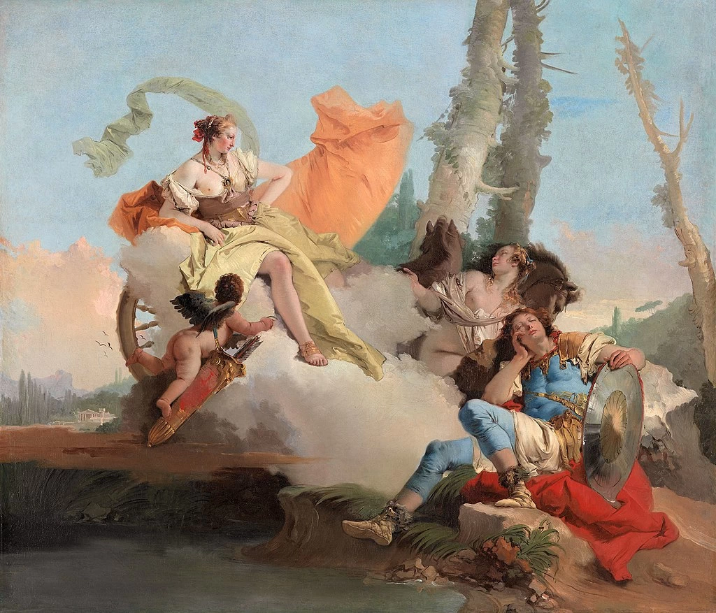 Armida incontra il Rinaldo addormentato - Art Institute of Chicago